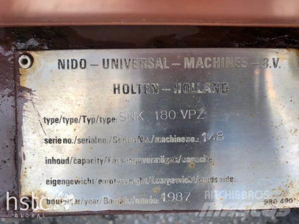 Schmidt Nido SNK 180 Sněžné pluhy, přední sněhové radlice