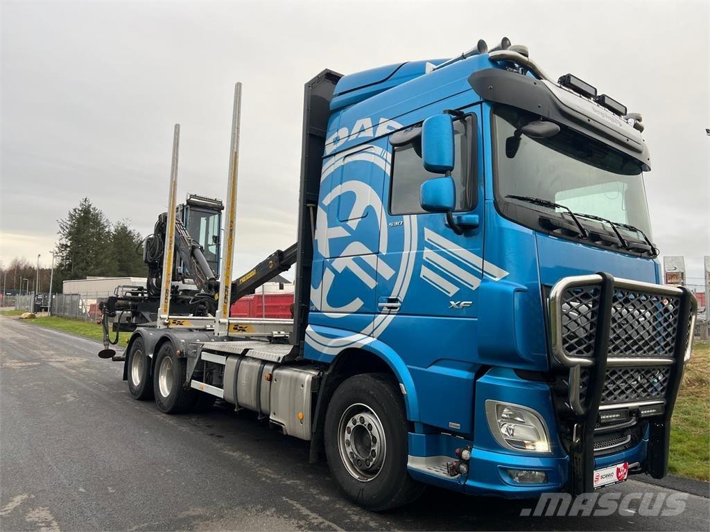 DAF XF530 FAT 6x4 Vozy na přepravu kmenů