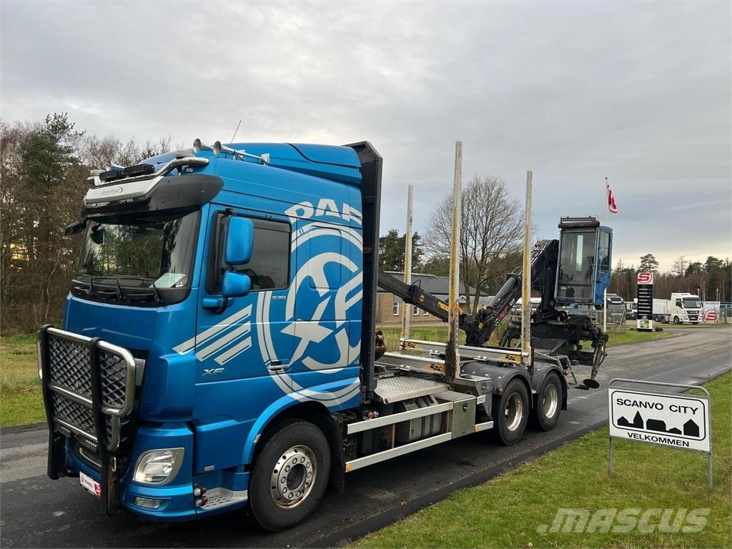 DAF XF530 FAT 6x4 Vozy na přepravu kmenů