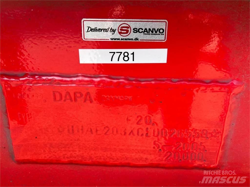 Dapa 20 ton wirehejs Snímatelné nástavby