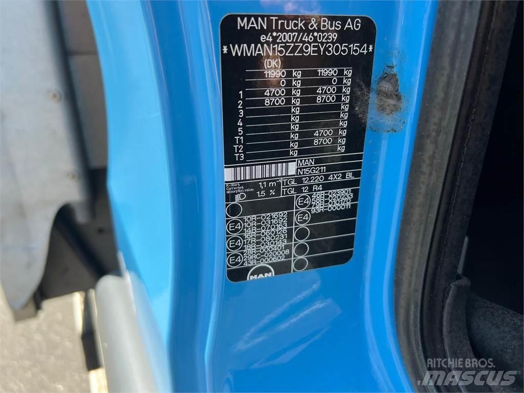 MAN TGL 12-220 BL Zaplachtované vozy
