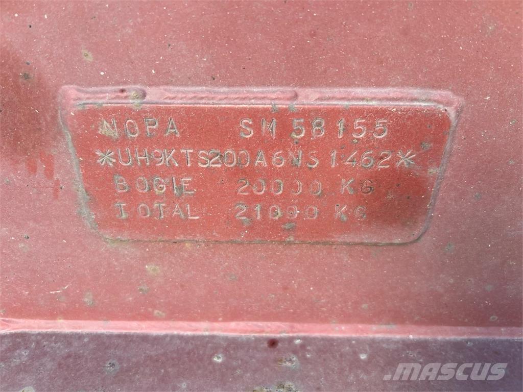 Nopa , KTS, 200 - 6,5 mtr Sklápěcí přívěsy