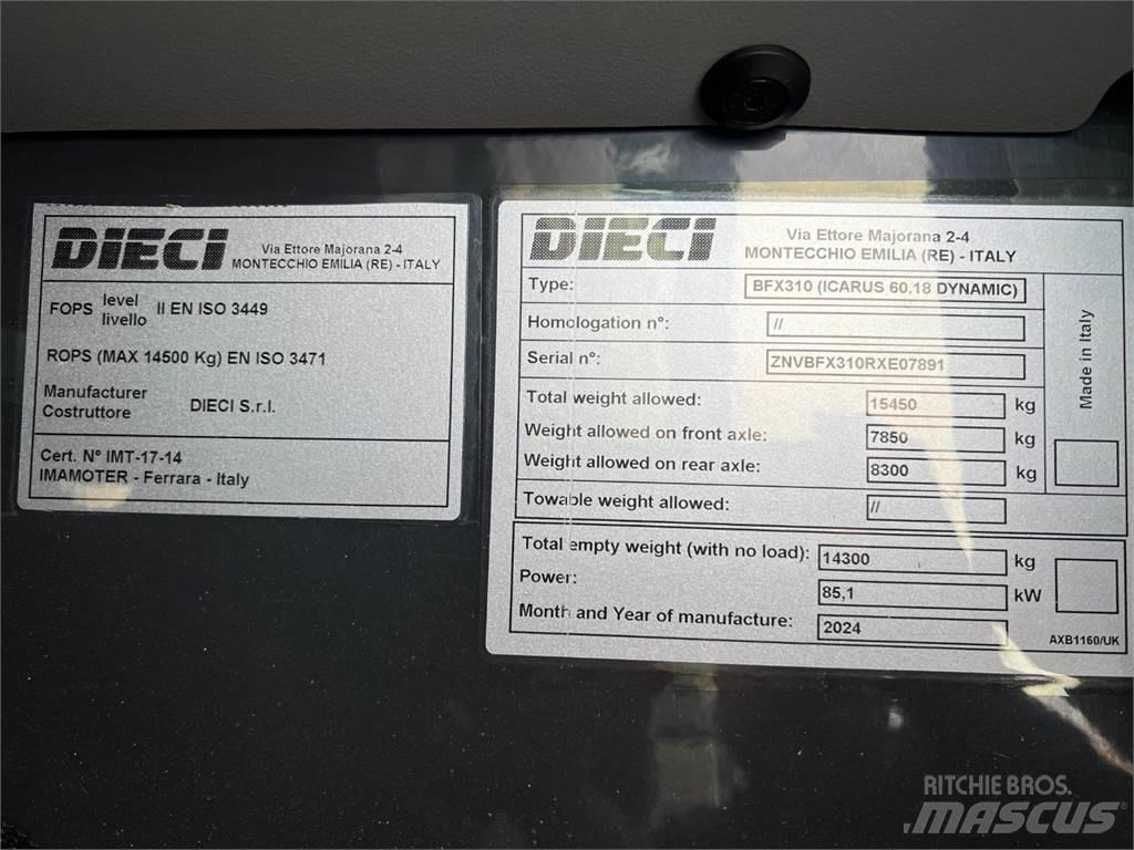 Dieci 60.18 Ostatní zdvihací technika