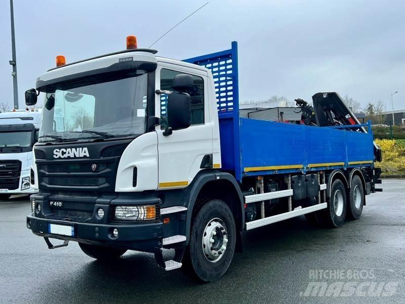 Scania P 410 Autojeřáby, hydraulické ruky