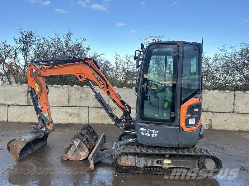 Doosan DX27 Pásová rýpadla
