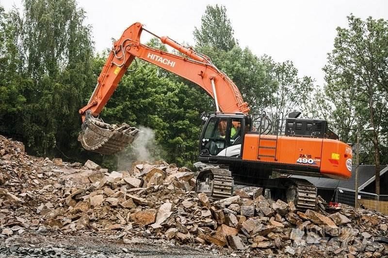 Hitachi ZX490 Pásová rýpadla