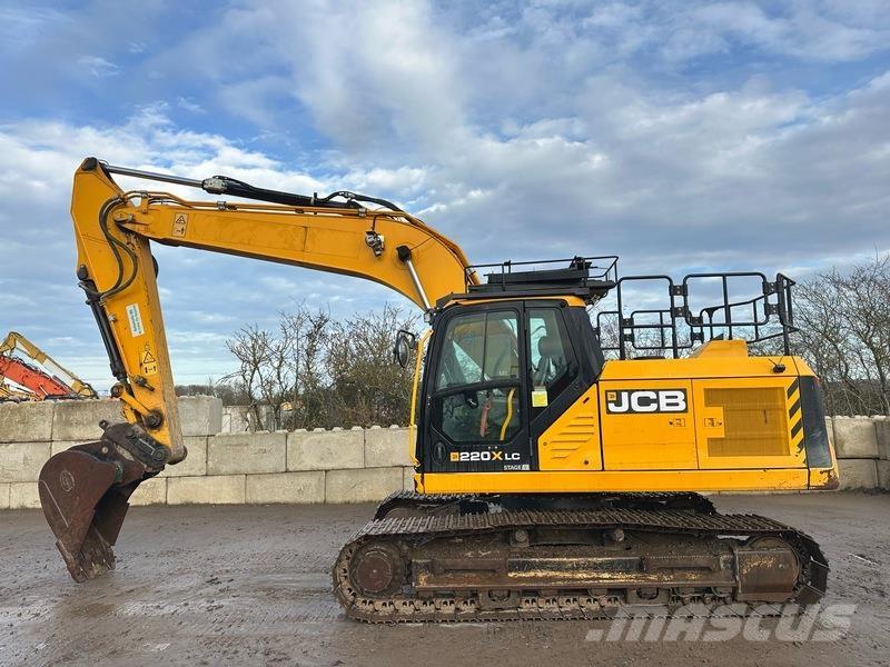 JCB 220X L 4F Pásová rýpadla