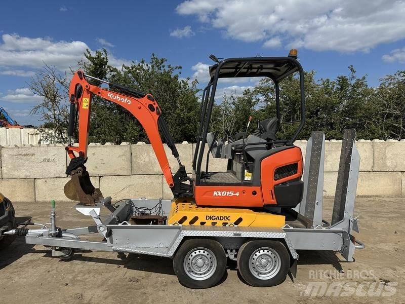 Kubota KX015-4 Mini rýpadla < 7t