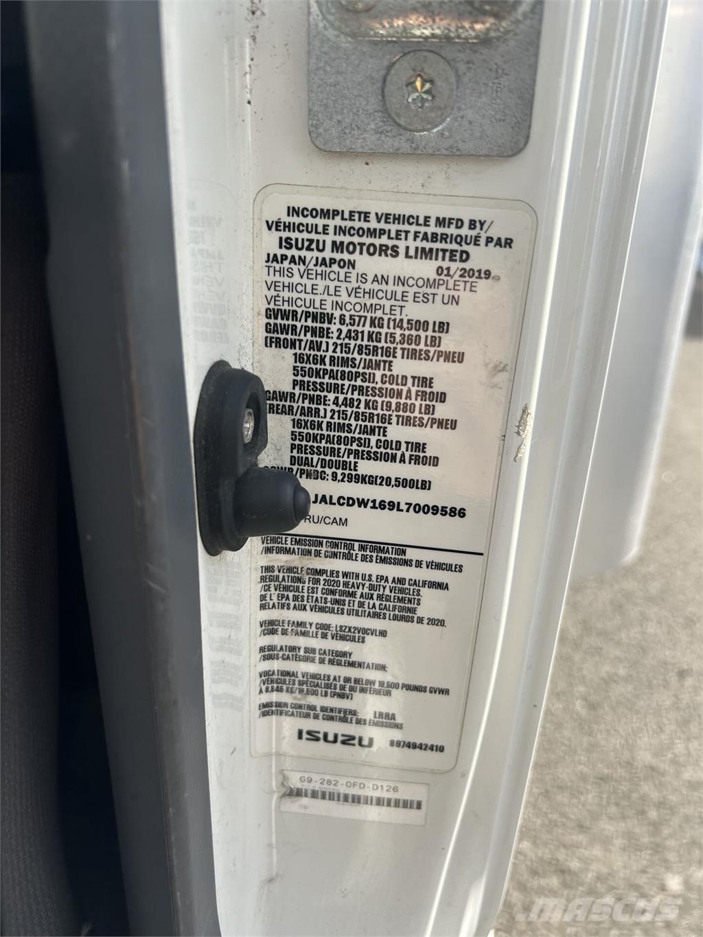 Chevrolet 4500 Skříňová nástavba