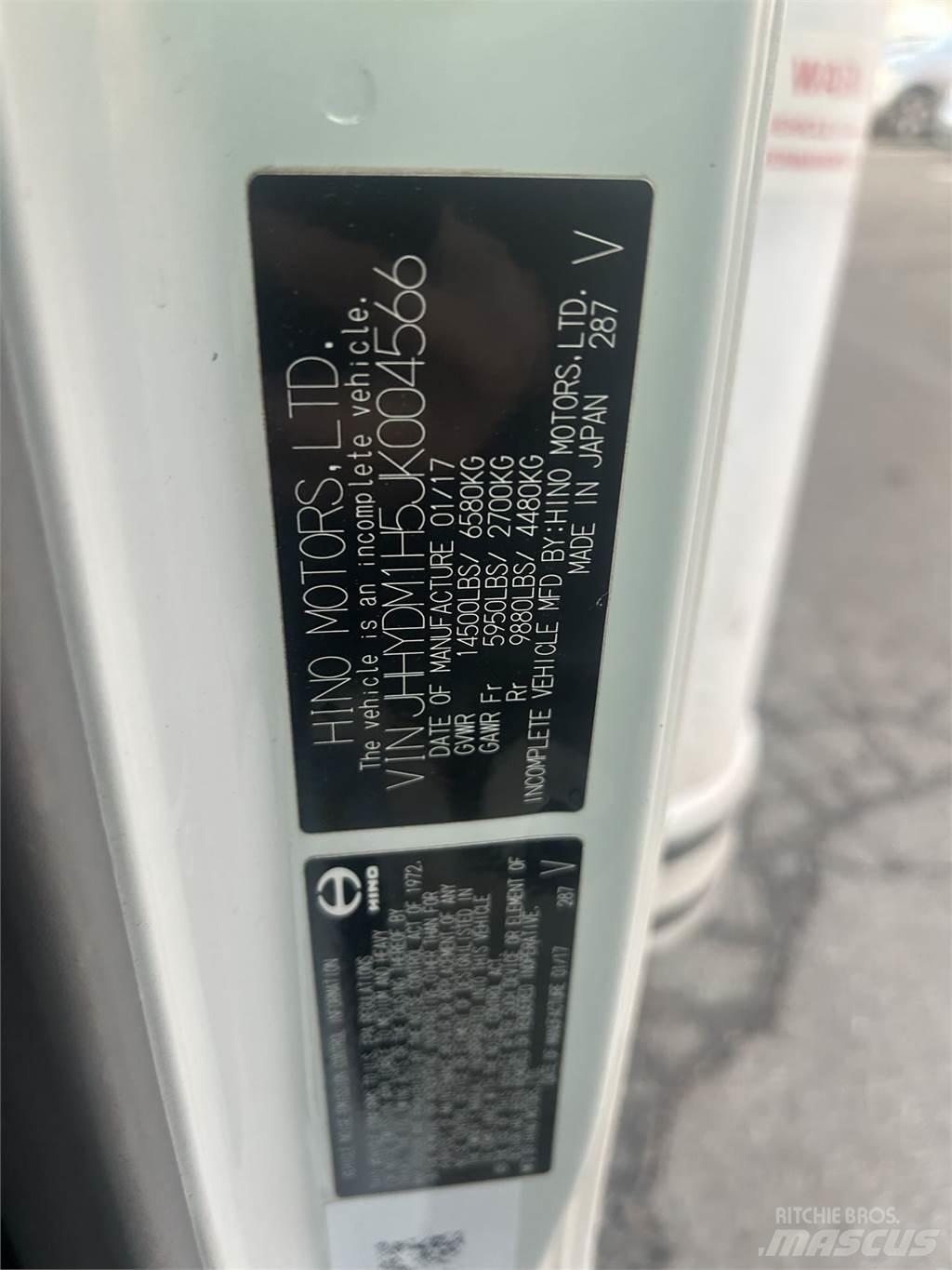Hino 155 Skříňová nástavba