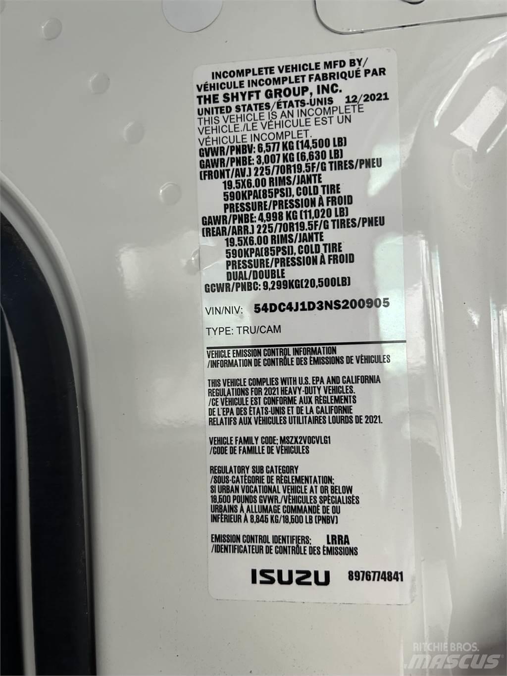 Isuzu NPR HD DC Další
