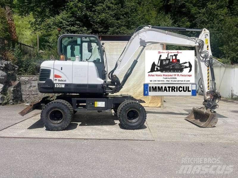 Bobcat E55W Kolová rýpadla