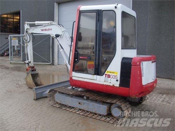 Takeuchi TB035 Mini rýpadla < 7t