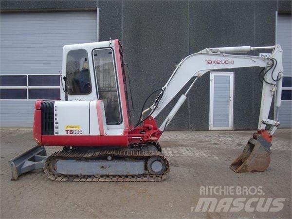 Takeuchi TB035 Mini rýpadla < 7t