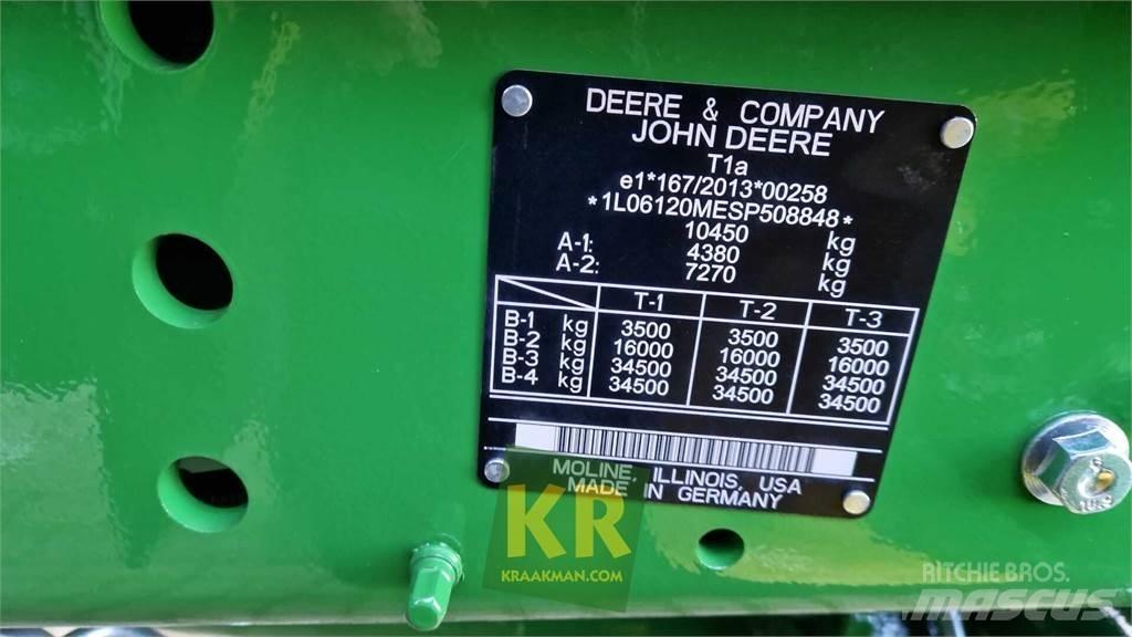 John Deere 6120M Traktory