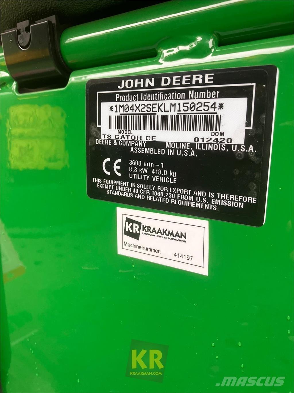 John Deere TS 4X2 Terénní vozidla