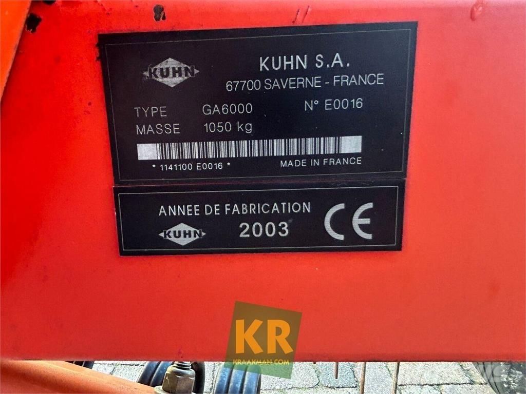 Kuhn GA 6000 Obraceče a shrabovače sena