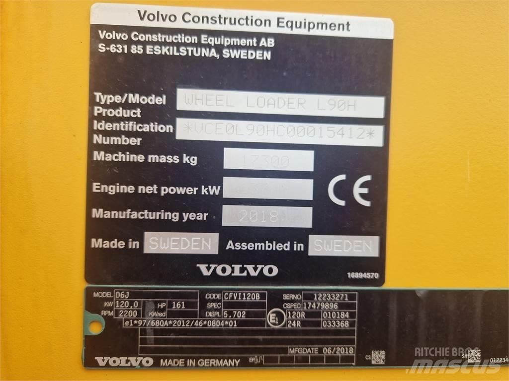 Volvo L90H Kolové nakladače