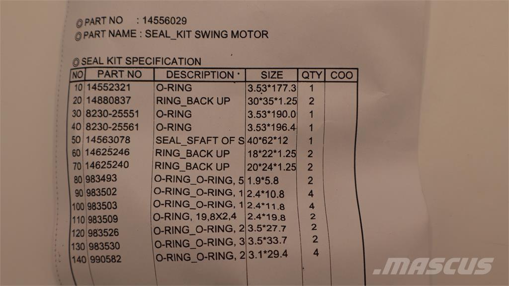 Volvo SEAL Podvozky a zavěšení kol