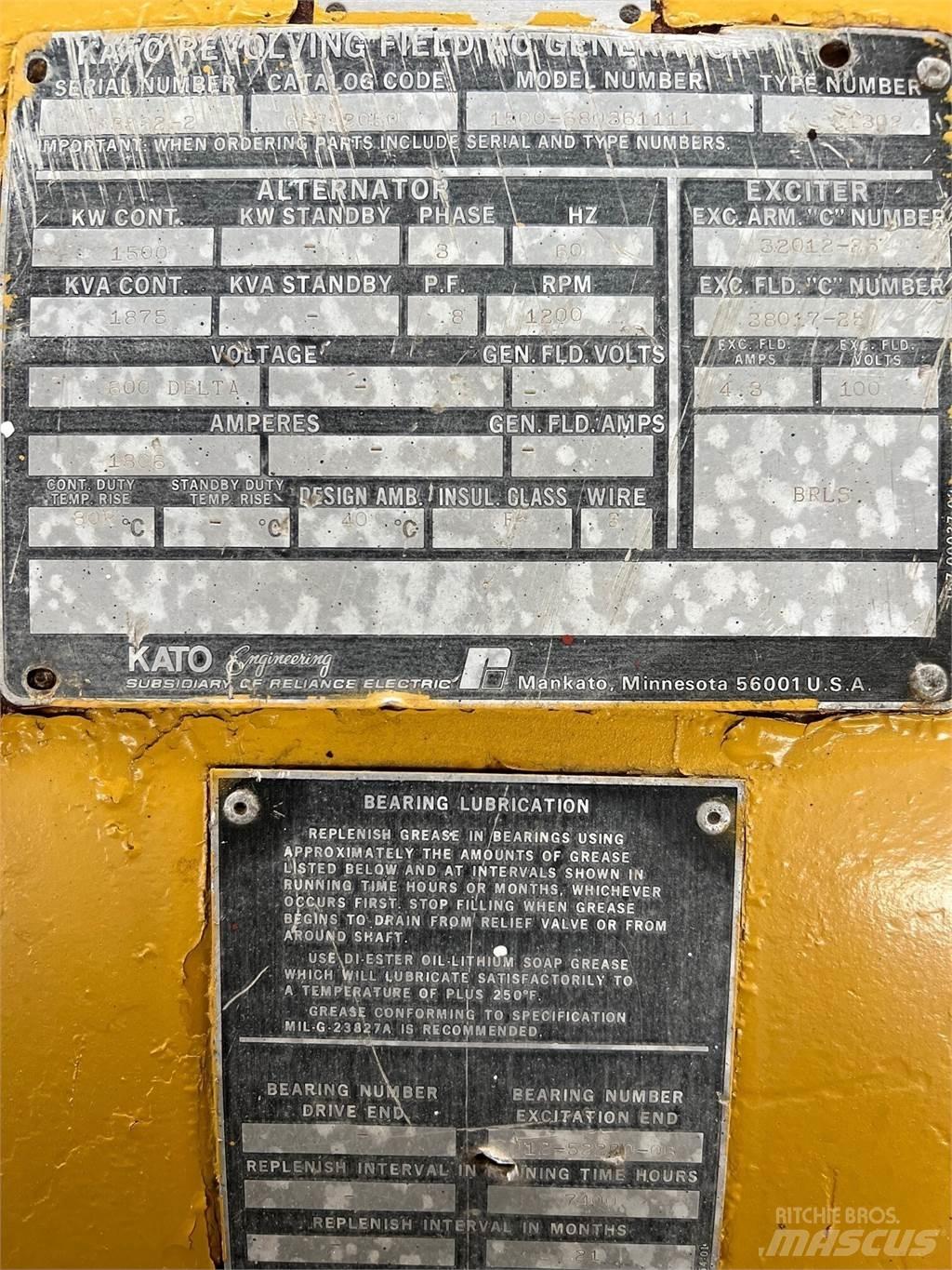 Kato 1500kW Ostatní generátory