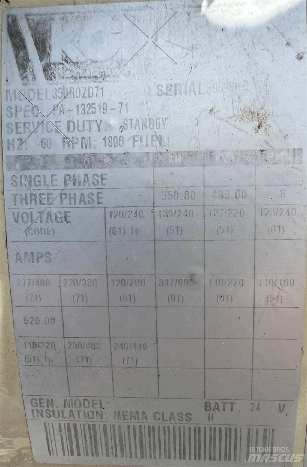 Kohler 350kW Ostatní generátory