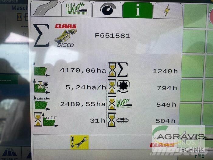 CLAAS DISCO 9200 C AS Žací stroje