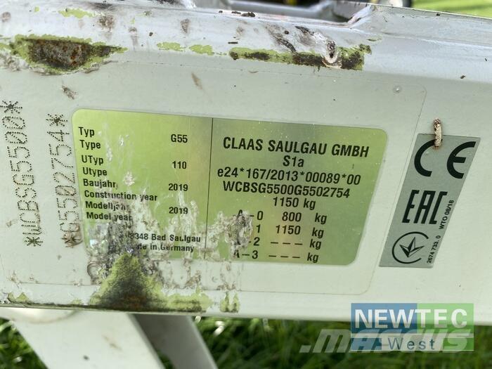 CLAAS VOLTO 1100 T Obraceče a shrabovače sena