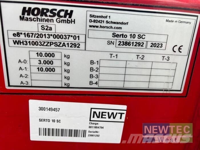 Horsch SERTO 10 SC Mechanické secí stroje