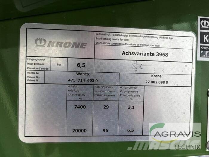 Krone GX 440 Samosběrné vozy