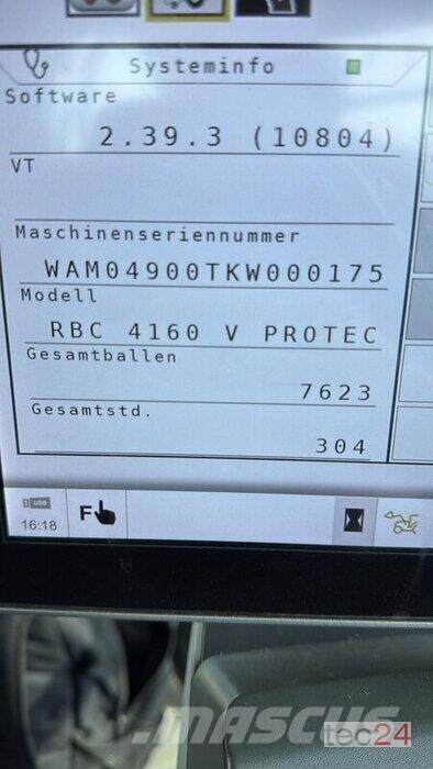 Massey Ferguson 4160 V Lis na válcové balíky