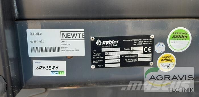 Oehler OL ZDK 180 U Sklápěcí přívěs