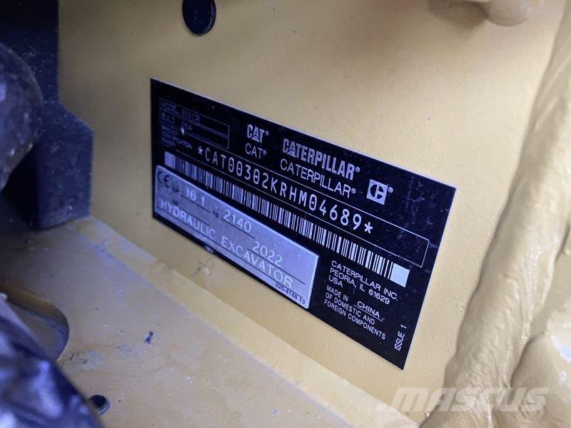 CAT 302CR-05A Kolová rýpadla