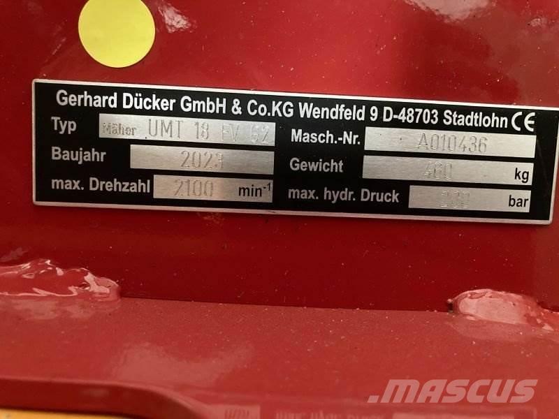 Dücker UMT 18 Vedené sekačky
