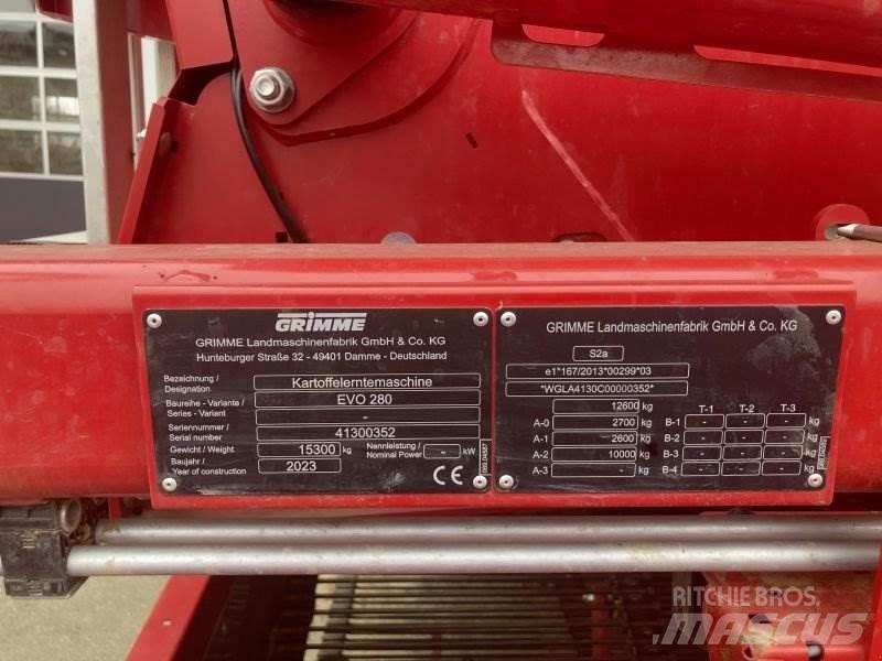 Grimme EVO 280 Bramborové kombajny / sklízeče