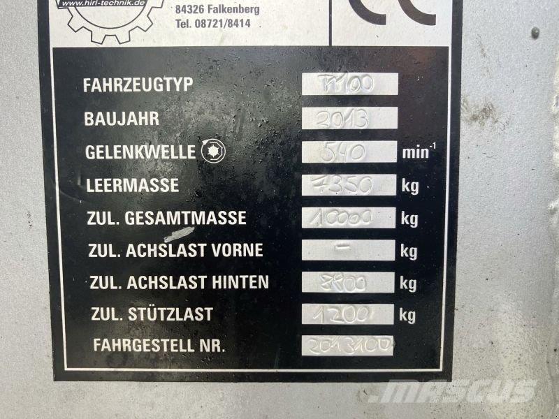  HIRL T110 Míchačky krmiva