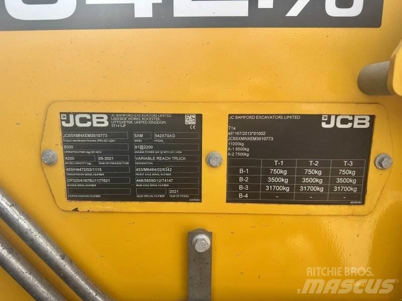 JCB 542-70 Teleskopické manipulátory
