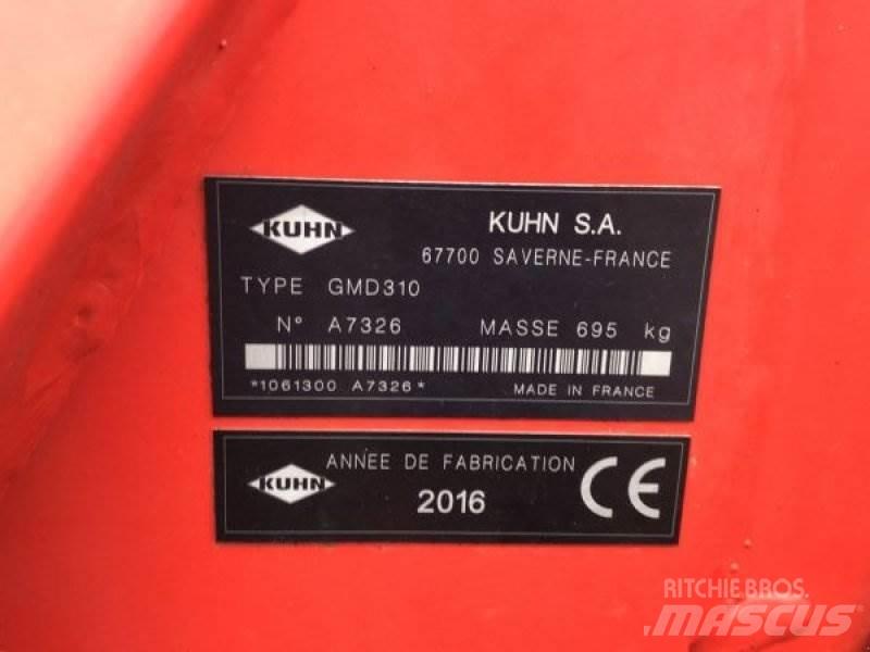 Kuhn GMD 310 Žací stroje