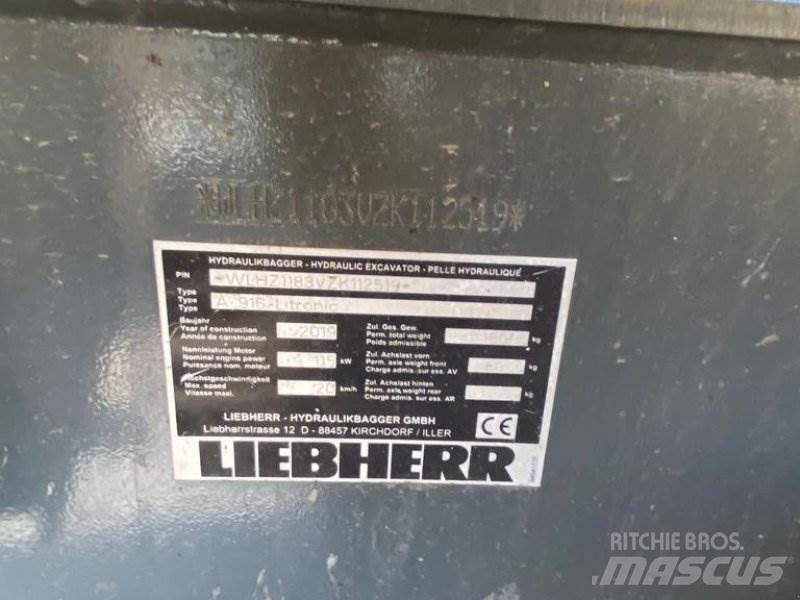 Liebherr A 916 Kolová rýpadla