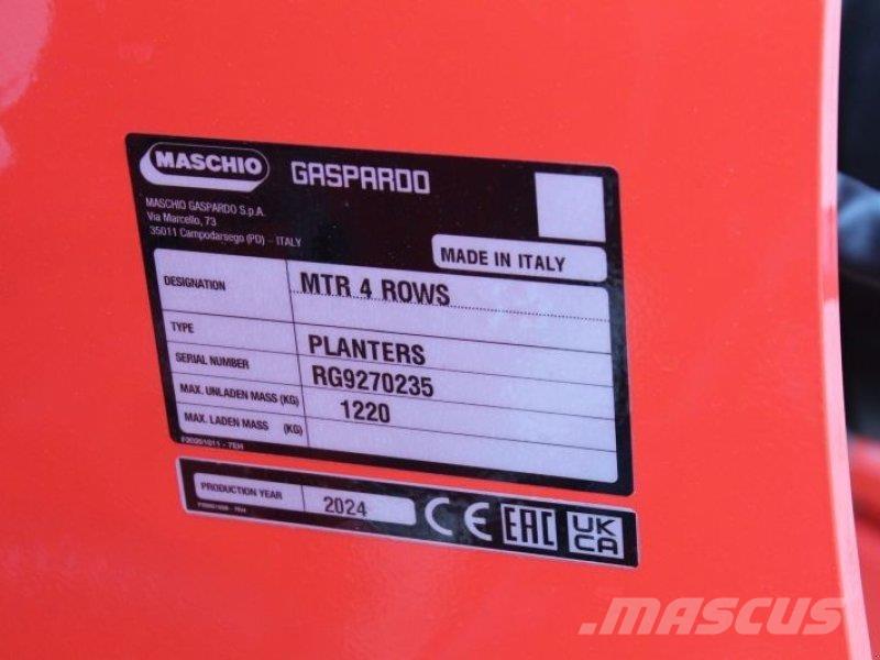 Maschio MTR 4 Další secí stroje a příslušenství