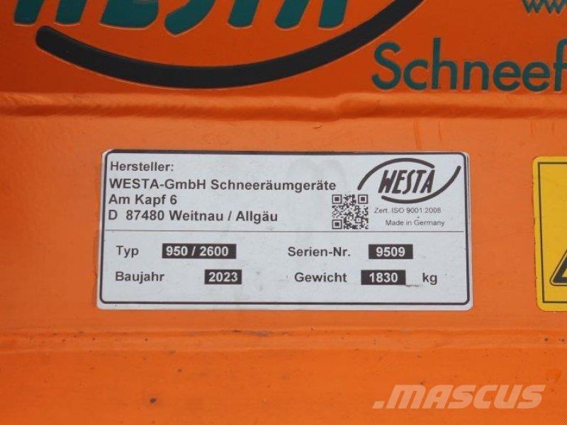  WESTA 950/2600 Sněhové frézy