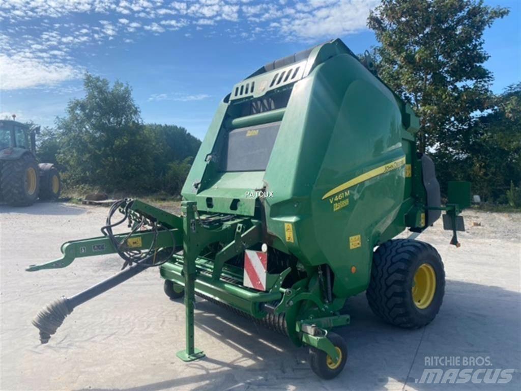 John Deere V461M Lis na válcové balíky