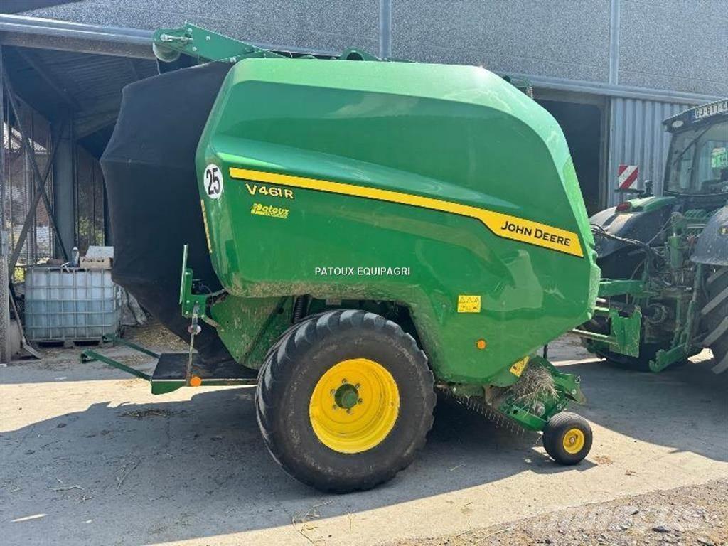 John Deere V461R Lis na válcové balíky