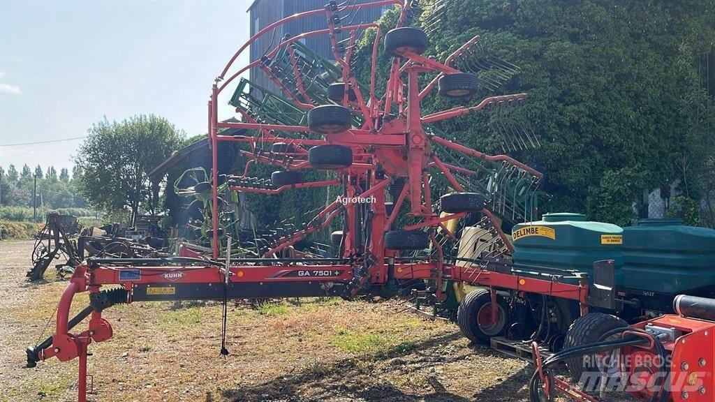 Kuhn GA 7501 Obraceče a shrabovače sena