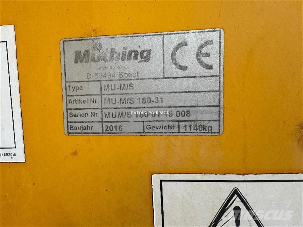Müthing MU/MS-180 Rotační brány a půdní frézy