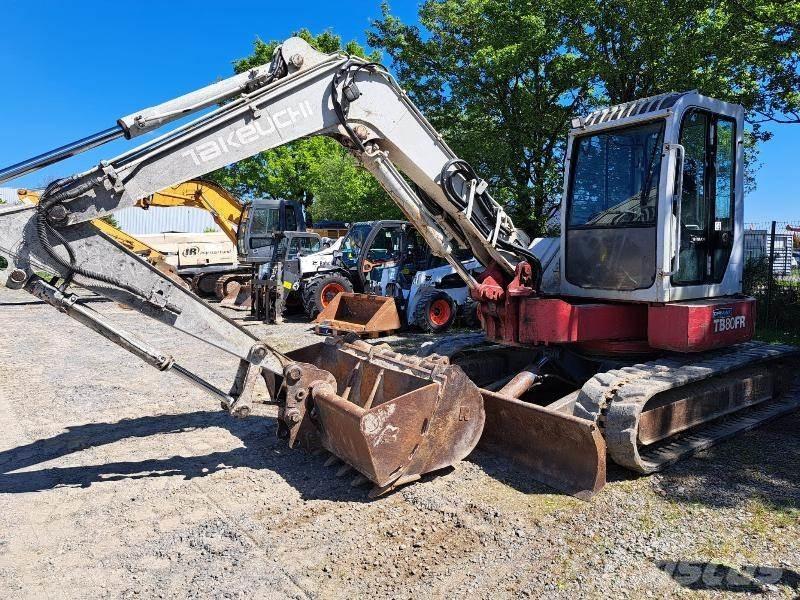 Takeuchi TB80FR Mini rýpadla < 7t