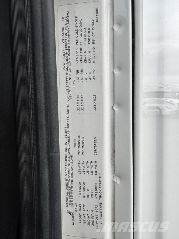 Mack ANTHEM 64T Tahače