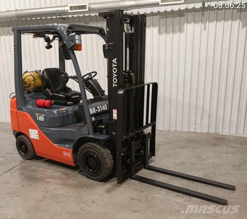 Toyota 02-8FGF18 LPG vozíky