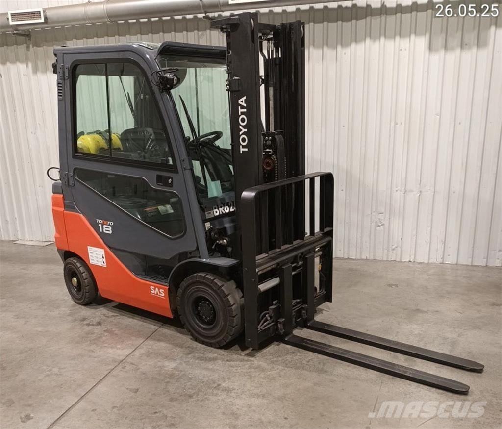 Toyota 02-8FGF18 LPG vozíky