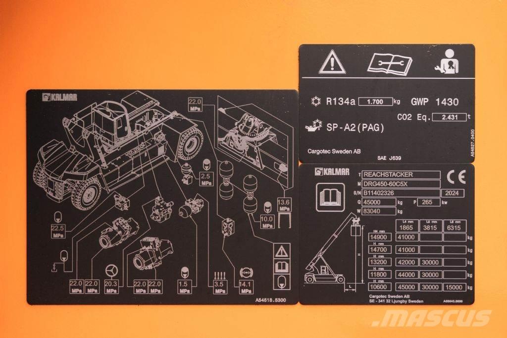 Kalmar DRG450-60C5X Překladače kontejnerů
