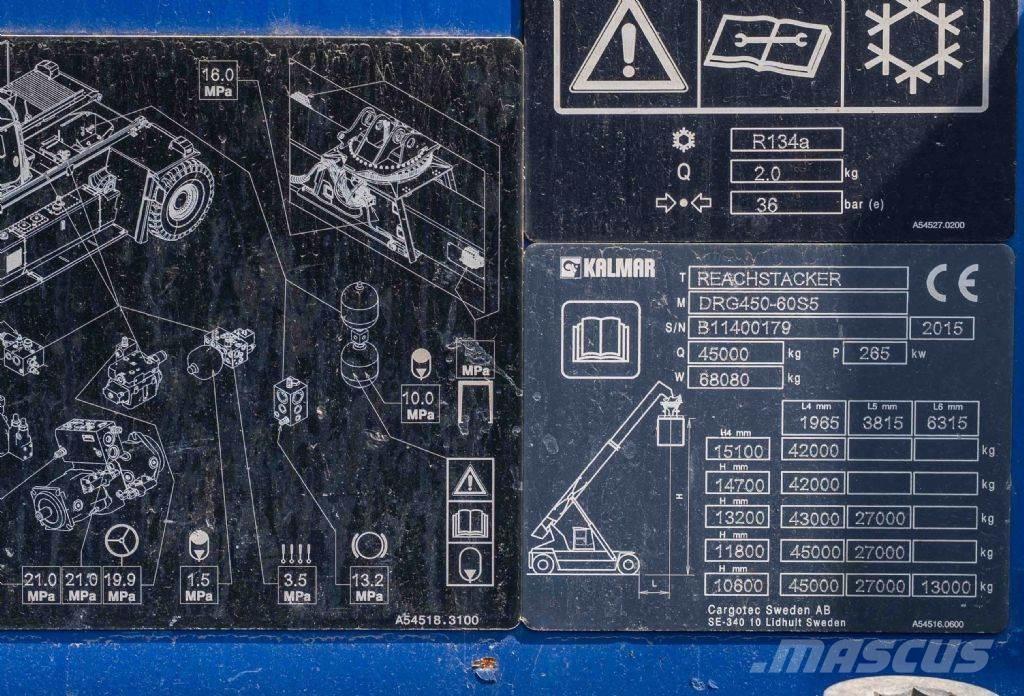 Kalmar DRG450-60S5 Překladače kontejnerů